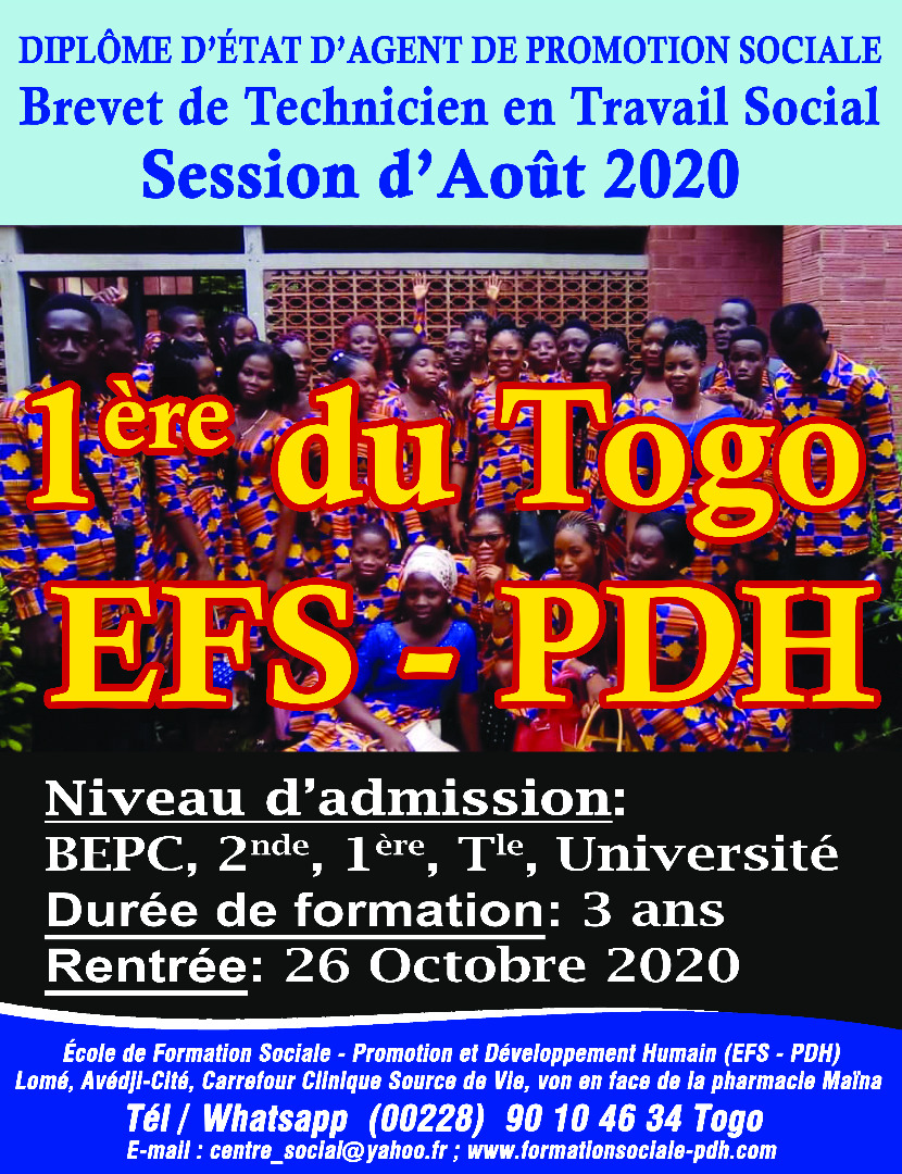 Session d'Août 2020 Session d'Août 2020